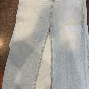 Universal Thread Light Blue Denim Skirt